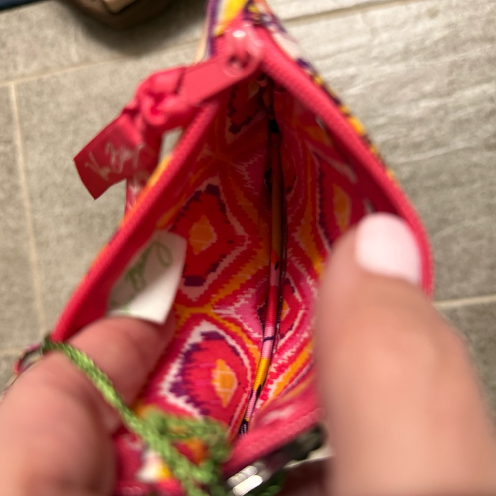 Vera Bradley Lilli Bell Frannie Multicolor Floral Crossbody Bag and id pouch key - Picture 7 of 7